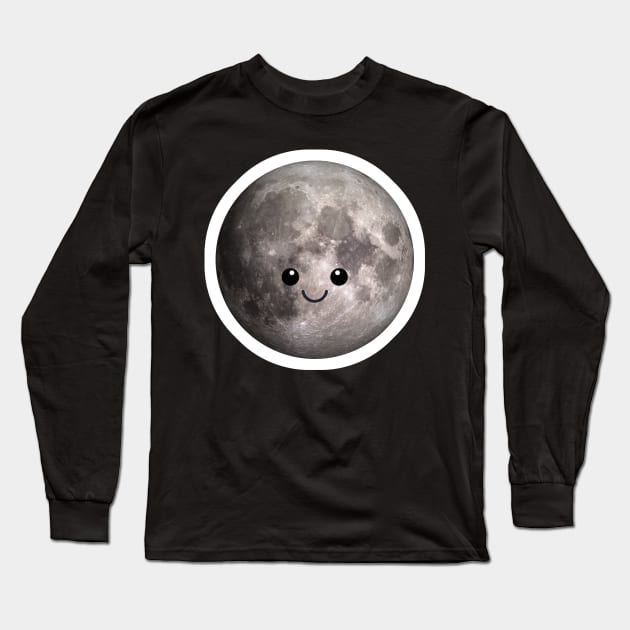 Happy moon Long Sleeve T-Shirt by spaghettis